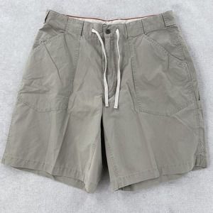 Aigle Drawstring Board Shorts Lightweight Tan‎ Beige Mens Size 36